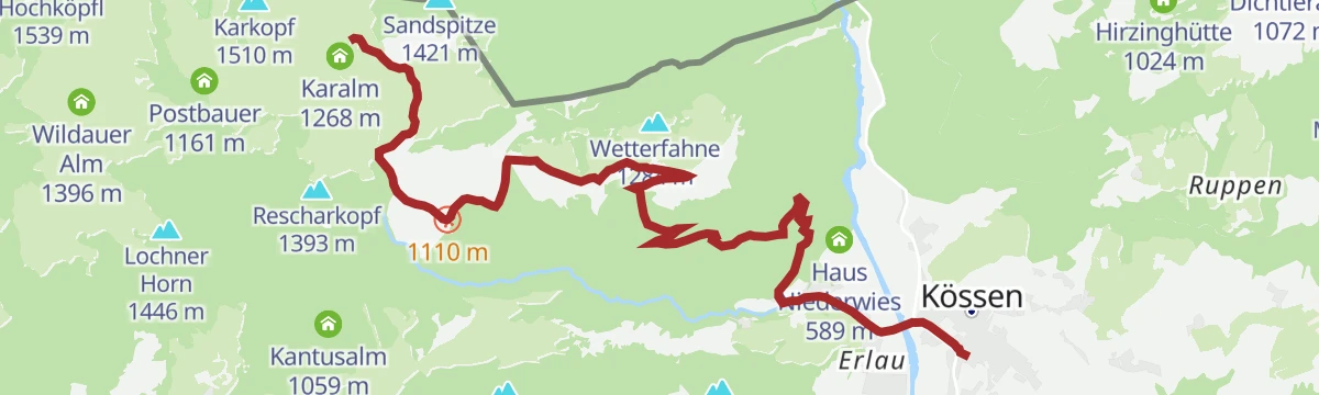 Route map: 244 | Naring - Karalm